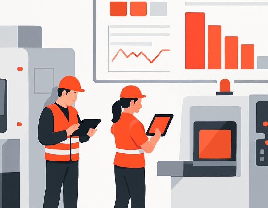 Comprendre et utiliser le OEE Waterfall Chart pour améliorer la performance industrielle
