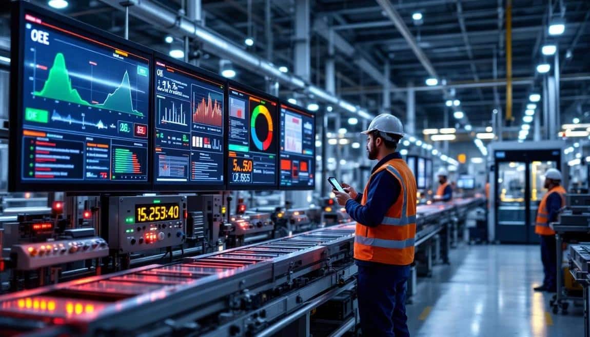 andon digital usine visuelle oee management - TeepTrak