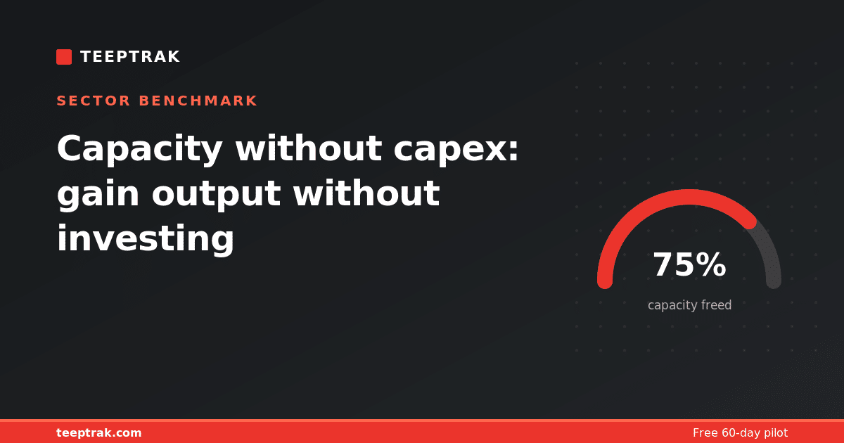 Capacity without capex: gain output without investing