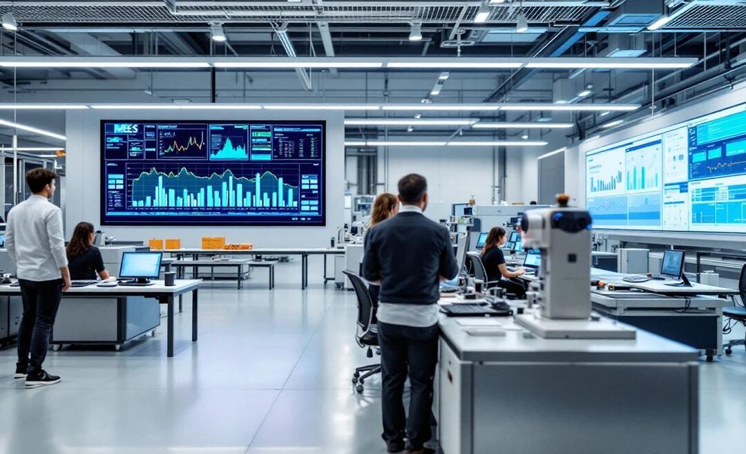 Logiciel MES vs capteurs OEE non invasifs : deux approches de la performance en atelier